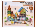KLOCKI MAGNETYCZNE KONSTRUKCYJNE 3D EDUKACYJNE UKŁADANKA 116el. DINOZAURY