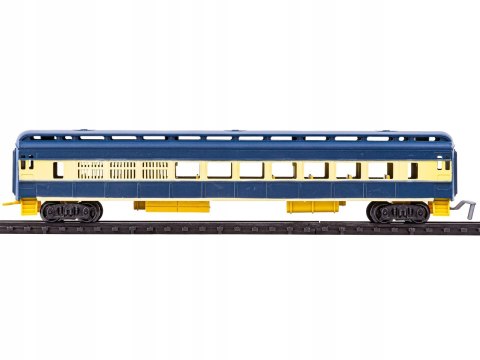 KOLEJKA ELEKTRYCZNA KLASYCZNA POCIĄG TOWAROWY 4 WAGONY DŹWIĘKI ŚWIATŁO