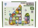 Klocki Konstrukcyjne Magnetyczne 82el. Zwierzęta Figury Budowlane
