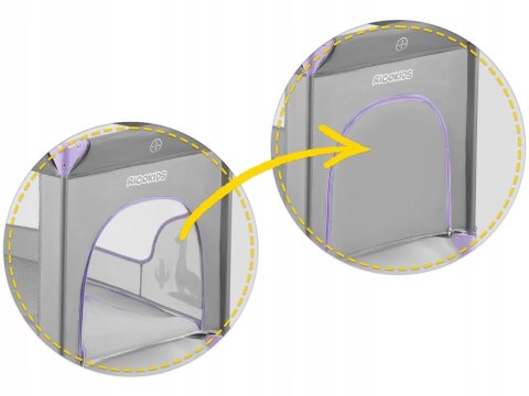 ŁÓŻECZKO TURYSTYCZNE SKŁADANE KOJEC AKCESORIA