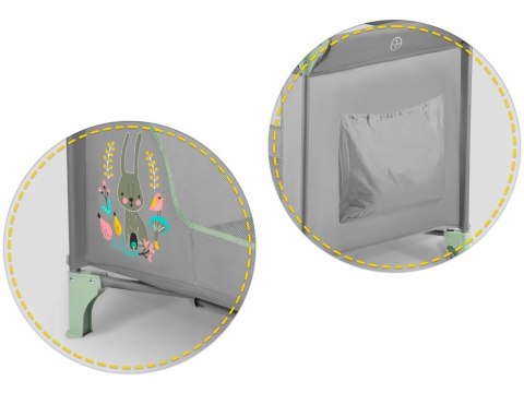 ŁÓŻECZKO TURYSTYCZNE SKŁADANE KOJEC AKCESORIA