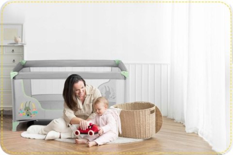 ŁÓŻECZKO TURYSTYCZNE SKŁADANE KOJEC AKCESORIA