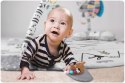 MATA EDUKACYJNA DLA NIEMOWLĄT INTERAKTYWNA RICOKIDS DUŻA SZARA