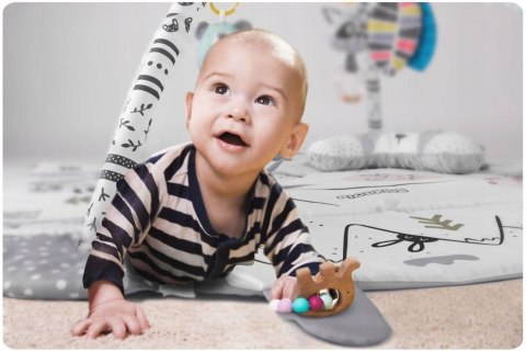 MATA EDUKACYJNA DLA NIEMOWLĄT INTERAKTYWNA RICOKIDS DUŻA SZARA MATA EDUKACYJNA DLA NIEMOWLĄT INTERAKTYWNA RICOKIDS DUŻA SZARA