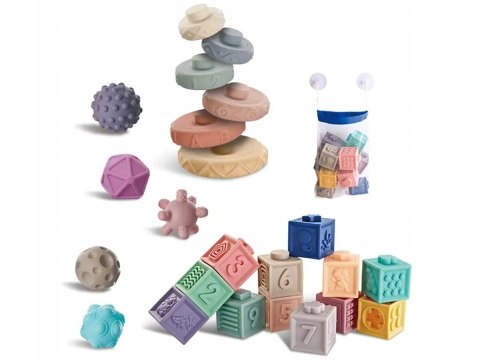 MIĘKKIE KLOCKI SENSORYCZNE DLA MALUCHA CYFERKI FIGURY GEOMETRYCZNE 23szt. MIĘKKIE KLOCKI SENSORYCZNE DLA MALUCHA CYFERKI FIGURY GEOMETRYCZNE 23szt.