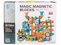 ZESTAW KLOCKI MAGNETYCZNE KONSTRUKCYJNE UKŁADANKA TOR ZAMEK FIGURKI 268 EL