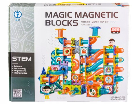 ZESTAW KLOCKI MAGNETYCZNE KONSTRUKCYJNE UKŁADANKA TOR ZAMEK FIGURKI 268 EL ZESTAW KLOCKI MAGNETYCZNE KONSTRUKCYJNE UKŁADANKA TOR ZAMEK FIGURKI 268 EL