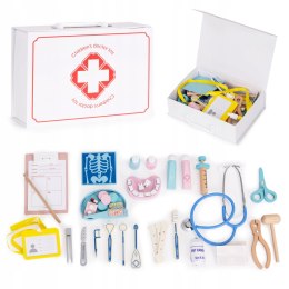 ZESTAW LEKARSKI MAŁY DOKTOR LEKARZ DLA DZIECI XXL APTECZKA DOKTORA LEKARZA