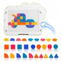 ZNIKOPIS TABLICA MAGNETYCZNA UKŁADANKA STOLIK DLA DZIECI TANGRAM