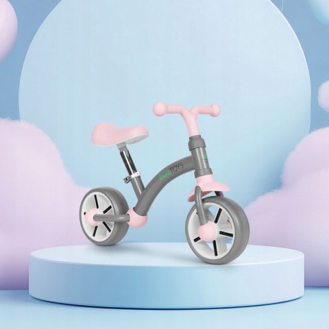 BEMI ROWEREK BIEGOWY DLA DZIECI PIANKOWE KOŁA REGUL. SIODEŁKO SZARY