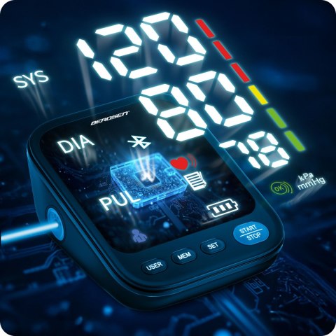 CIŚNIENIOMIERZ NARAMIENNY ELEKTRONICZNY MÓWI PO POLSKU RĘKAW 22-42cm