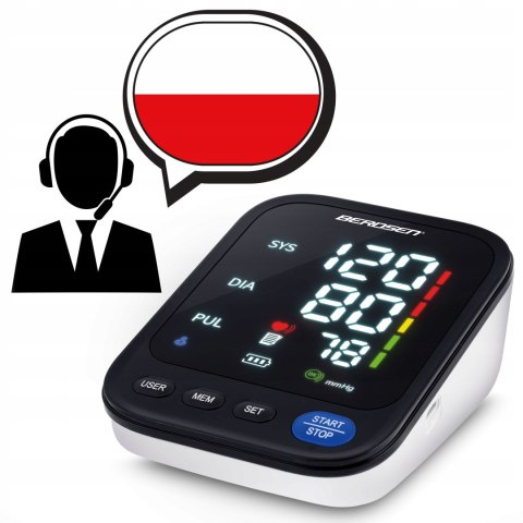 CIŚNIENIOMIERZ NARAMIENNY ELEKTRONICZNY MÓWI PO POLSKU RĘKAW 22-42cm CIŚNIENIOMIERZ NARAMIENNY ELEKTRONICZNY MÓWI PO POLSKU RĘKAW 22-42cm