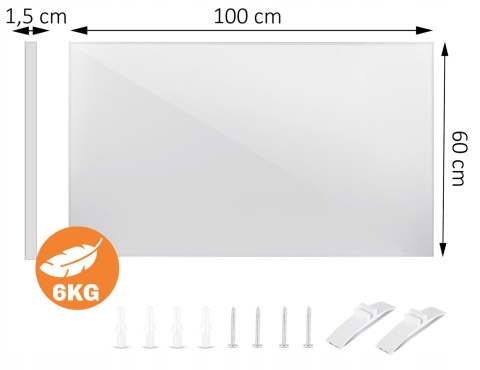 Grzejnik na Podczerwień Promiennik Poczerwieni 600W BERDSEN + Nogi Grzejnik na Podczerwień Promiennik Poczerwieni 600W BERDSEN + Nogi