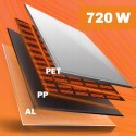 Grzejnik na Podczerwień Promiennik Poczerwieni 720W + Nogi Grzejnik na Podczerwień Promiennik Poczerwieni 720W + Nogi