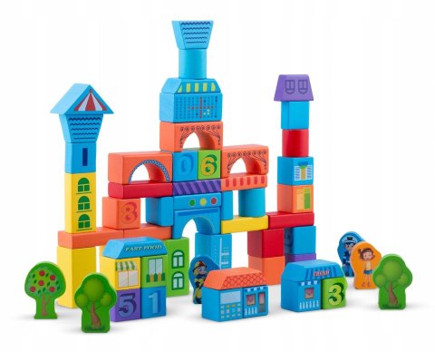 Klocki drewniane edukacyjne układanka zestaw sorter 100 szt. Klocki drewniane edukacyjne układanka zestaw sorter 100 szt.