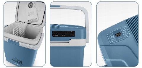 LODÓWKA TURYSTYCZNA SAMOCHODOWA 12V/230V USB FUNKCJA GRZANIA 26L