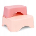 NAKŁADKA NA TOALETĘ SEDES DLA DZIECI SCHODKI DRABINKA UCHWYTY PODUSZKA RÓŻ
