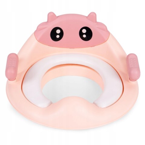 NAKŁADKA NA TOALETĘ SEDES DLA DZIECI SCHODKI DRABINKA UCHWYTY PODUSZKA RÓŻ