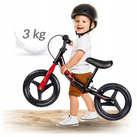 ROWEREK BIEGOWY DLA DZIECI LEKKI KOŁA EVA HAMULEC CZARNY