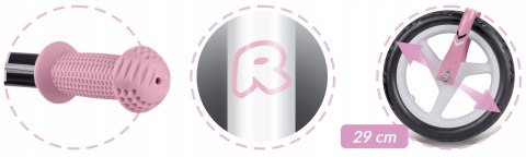 ROWEREK BIEGOWY DLA DZIECI LEKKI KOŁA EVA HAMULEC RÓŻOWY