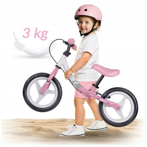 ROWEREK BIEGOWY DLA DZIECI LEKKI KOŁA EVA HAMULEC RÓŻOWY