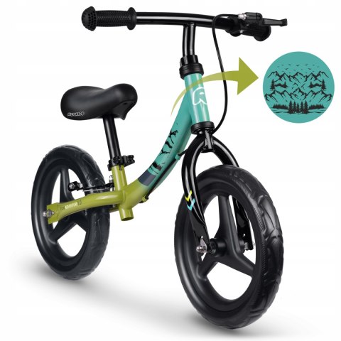 ROWEREK BIEGOWY DLA DZIECI LEKKI KOŁA EVA HAMULEC