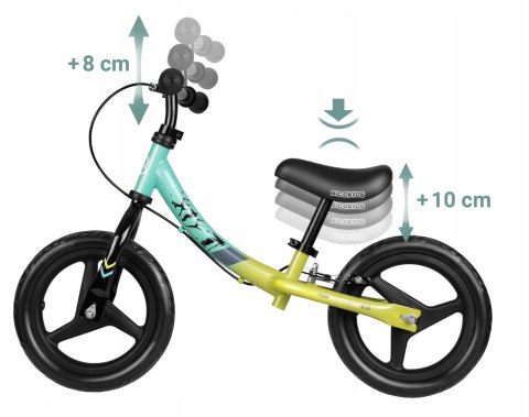 ROWEREK BIEGOWY DLA DZIECI LEKKI KOŁA EVA HAMULEC