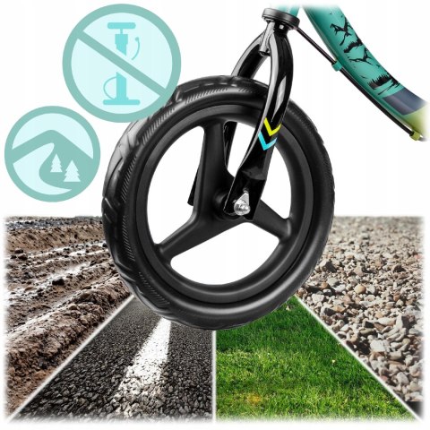 ROWEREK BIEGOWY DLA DZIECI LEKKI KOŁA EVA HAMULEC