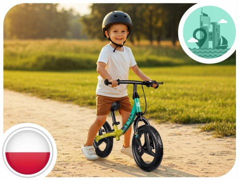 ROWEREK BIEGOWY DLA DZIECI LEKKI KOŁA EVA HAMULEC
