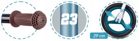 ROWEREK BIEGOWY DLA DZIECI LEKKI KOŁA EVA HAMULEC