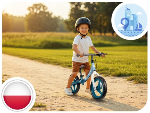ROWEREK BIEGOWY DLA DZIECI LEKKI KOŁA EVA HAMULEC