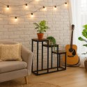 Stojący Kwietnik Stojak na Kwiaty Ozdoby 3 Poziomy Styl Loft