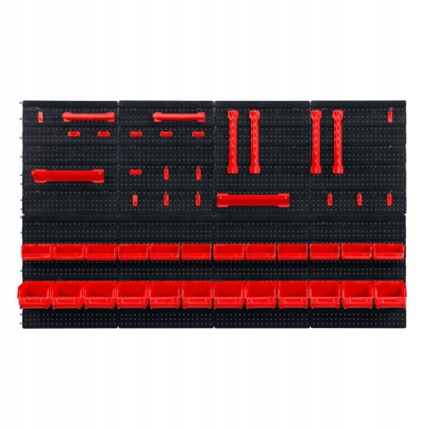 TABLICA NARZĘDZIOWA WARSZTATOWA 128x76cm HUMBERG 54 elementy FULL ZESTAW TABLICA NARZĘDZIOWA WARSZTATOWA 128x76cm HUMBERG 54 elementy FULL ZESTAW