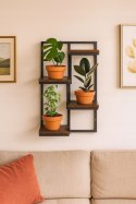 WISZĄCY KWIETNIK NA KWIATKI ROŚLINY KSIĄŻKI STYL LOFT DO SALONU 4 POZIOMY WISZĄCY KWIETNIK NA KWIATKI ROŚLINY KSIĄŻKI STYL LOFT DO SALONU 4 POZIOMY