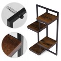 WISZĄCY KWIETNIK NA KWIATKI ROŚLINY KSIĄŻKI STYL LOFT DO SALONU 4 POZIOMY WISZĄCY KWIETNIK NA KWIATKI ROŚLINY KSIĄŻKI STYL LOFT DO SALONU 4 POZIOMY