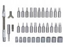 ZESTAW KOMPLET NARZĘDZI BITÓW TORX KLUCZY NASADOWYCH 5-14mm 38 ELEMENTÓW