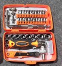 ZESTAW KOMPLET NARZĘDZI BITÓW TORX KLUCZY NASADOWYCH 5-14mm 38 ELEMENTÓW