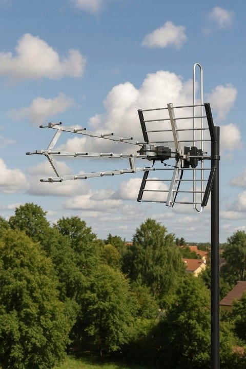 ANTENA KIERUNKOWA TV NAZIEMNEJ COMBO DVB-T2 LTE FULL HD ULTRA HD 4K