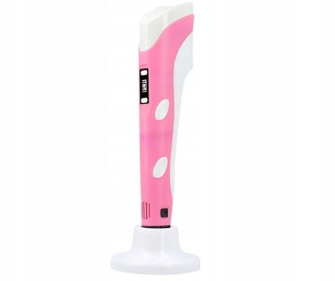 DŁUGOPIS 3D DRUKARKA PEN RÓŻOWY + 160m WKŁADU + 50 SZABLONÓW DŁUGOPIS 3D DRUKARKA PEN RÓŻOWY + 160m WKŁADU + 50 SZABLONÓW