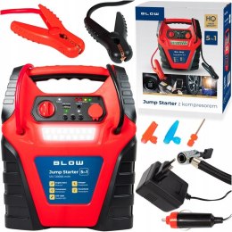 JUMP STARTER BOOSTER POWERBANK KOMPRESOR SAMOCHODOWY POMPKA 12V 20000Ah 5w1