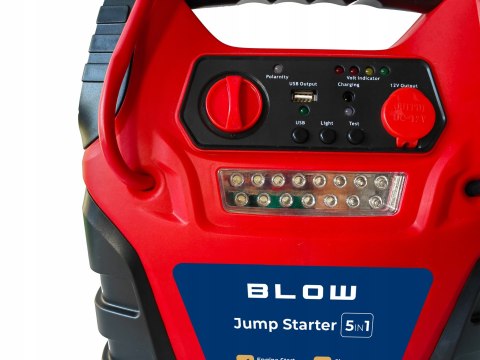 JUMP STARTER BOOSTER POWERBANK KOMPRESOR SAMOCHODOWY POMPKA 12V 20000Ah 5w1