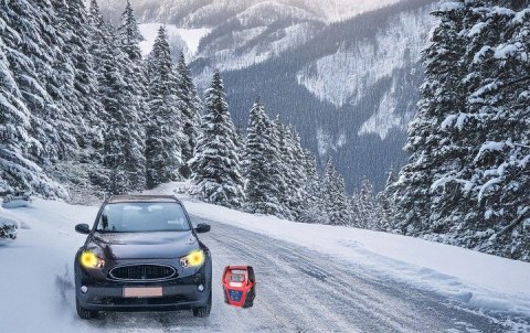 JUMP STARTER BOOSTER POWERBANK KOMPRESOR SAMOCHODOWY POMPKA 12V 20000Ah 5w1