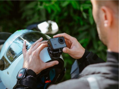 KAMERA SPORTOWA GO Pro4U 4K WIFI USB MIKROFON WODOODPORNA AKCESORIA ZESTAW