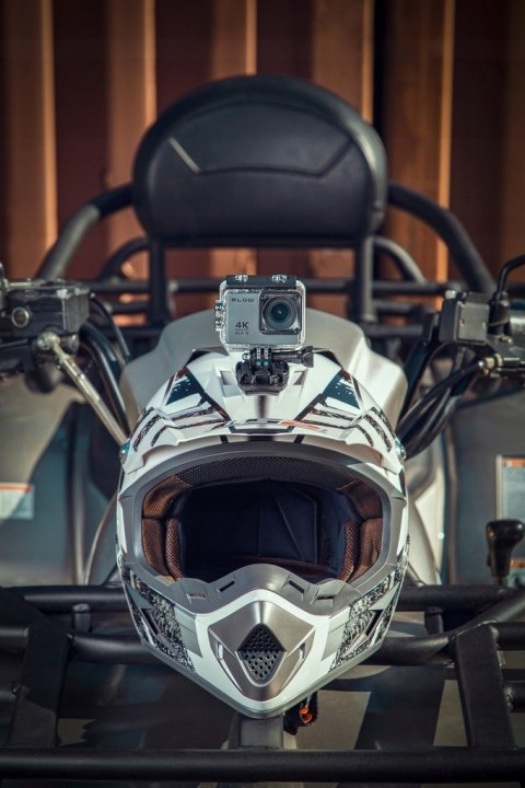 KAMERA SPORTOWA GO Pro4U 4K WIFI USB MIKROFON WODOODPORNA AKCESORIA ZESTAW