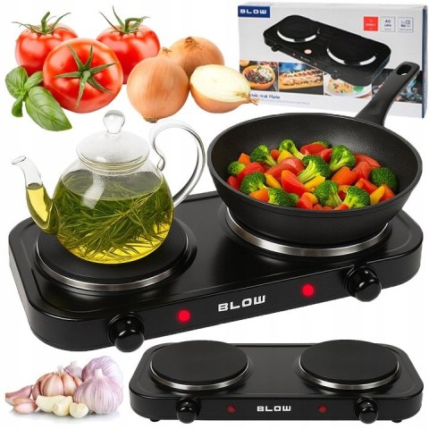 KUCHENKA ELEKTRYCZNA DWUPALNIKOWA 2000w PŁYTA GRZEWCZA NA PRĄD TURYSTYCZNA