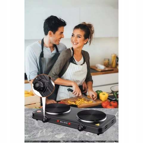 KUCHENKA ELEKTRYCZNA DWUPALNIKOWA 2000w PŁYTA GRZEWCZA NA PRĄD TURYSTYCZNA