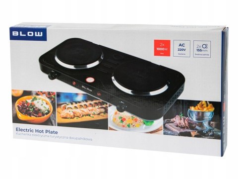 KUCHENKA ELEKTRYCZNA DWUPALNIKOWA 2000w PŁYTA GRZEWCZA NA PRĄD TURYSTYCZNA