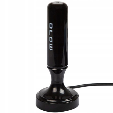 MOCNA ANTENA AKTYWNA POKOJOWA DVBT2 TV FHD 4K MUX-8 LTE WZMACNIACZ MAGNES