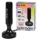 MOCNA ANTENA AKTYWNA POKOJOWA DVBT2 TV FHD 4K MUX-8 LTE WZMACNIACZ MAGNES