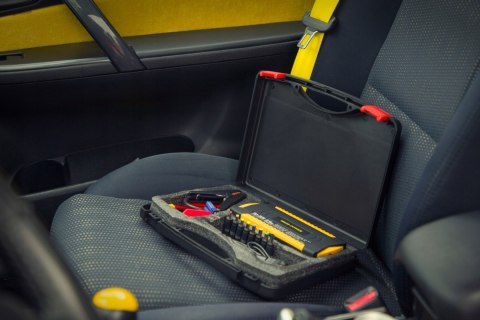 MOCNY JUMP STARTER ROZRUCH BOOSTER POWERBANK 12V ZESTAW 16800mAh